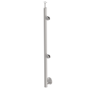 Stainless steel pole, BK-stairs, right AISI304, D4